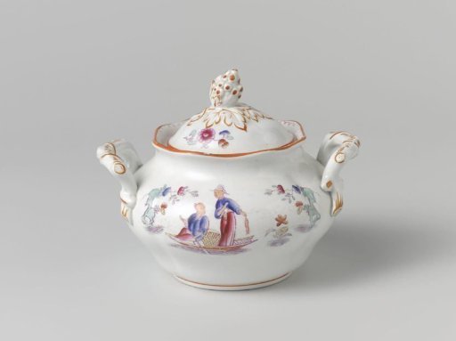 Sugar bowl with lid