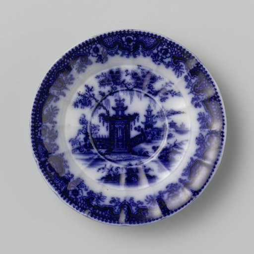 Dish with an Oriental landscape
