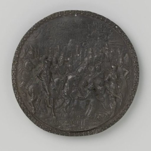 Plaquette with Coriolanus and the women