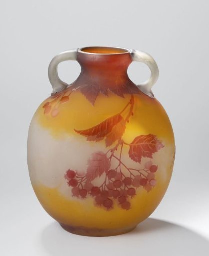 Vase with maple branches