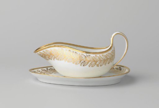 Sauce bowl with floral bowl