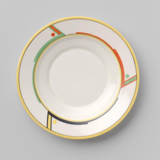 Dish with Constructivist Ornament