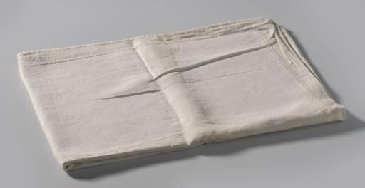 Cloth of coarse whole linen, dated 1852.