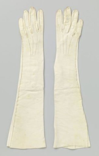 Glove of White Leather