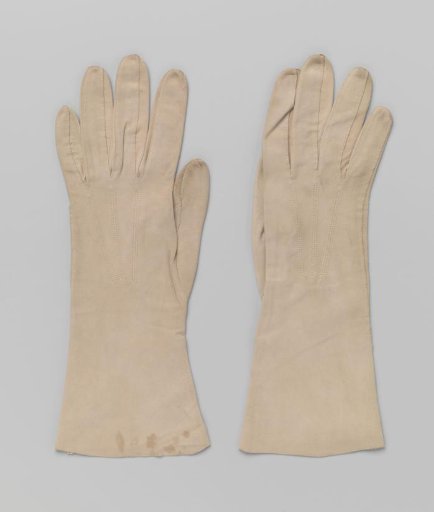 Glove of Liver-Colored Chamois Leather
