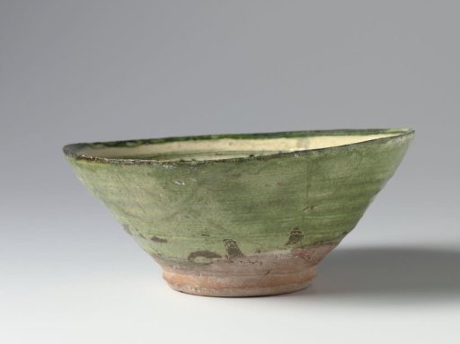 Bowl with scrolls and a panel in reserve
