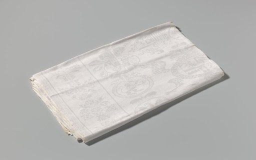 Tablecloth with scenes from the War of the Spanish Succession