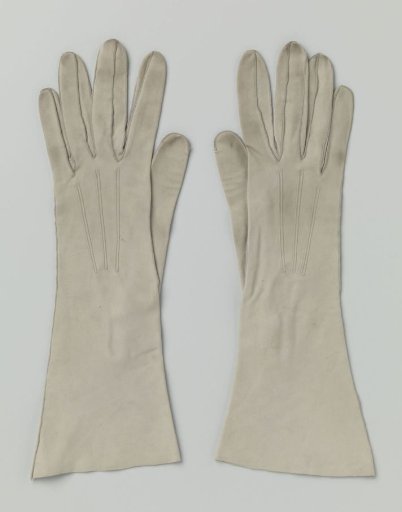 Glove of Grey Washed Leather