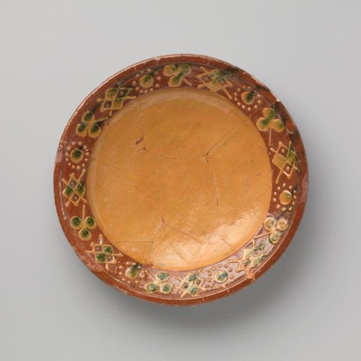 Bowl with two handles, decorated with a deer