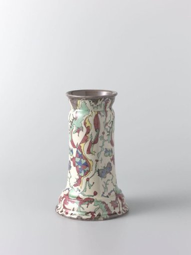Vase with weed decoration