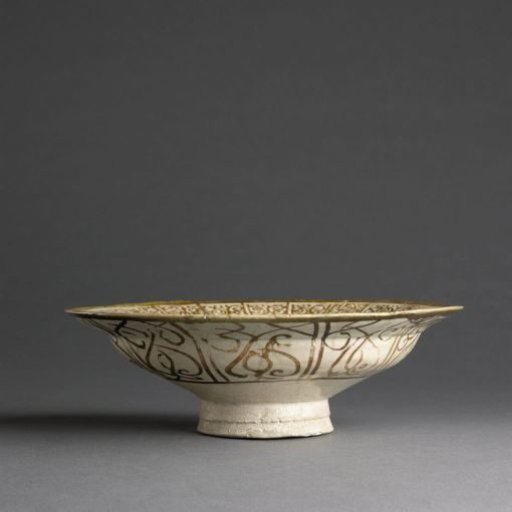 Dish with two horsemen