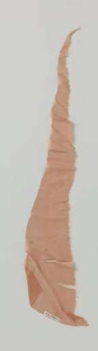 Fragment of orange silk fabric