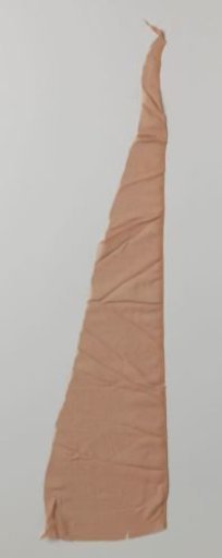 Fragment of orange silk fabric