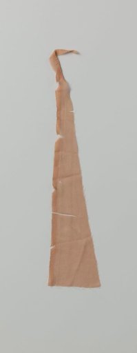 Fragment of orange silk fabric