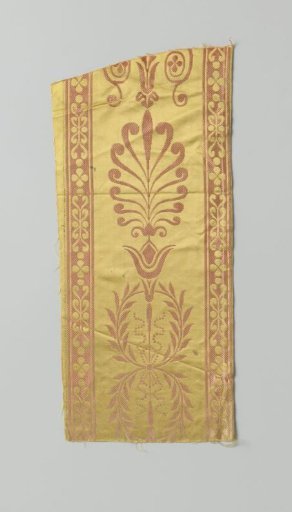 Fragment of silk fabric from a chair covering.