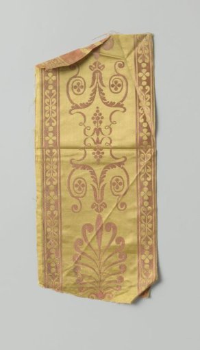 Fragment of silk fabric from a chair covering.