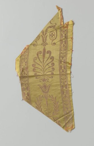Fragment of silk fabric from a chair upholstery.