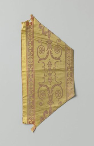 Fragment of silk fabric from a chair upholstery.