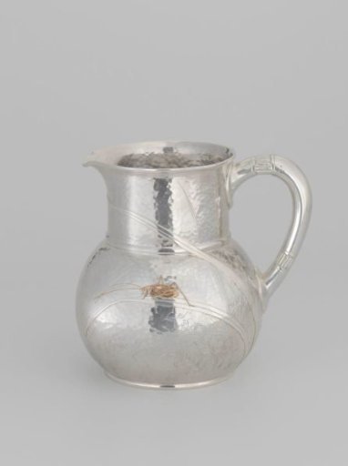 Water jug with plant and floral motifs