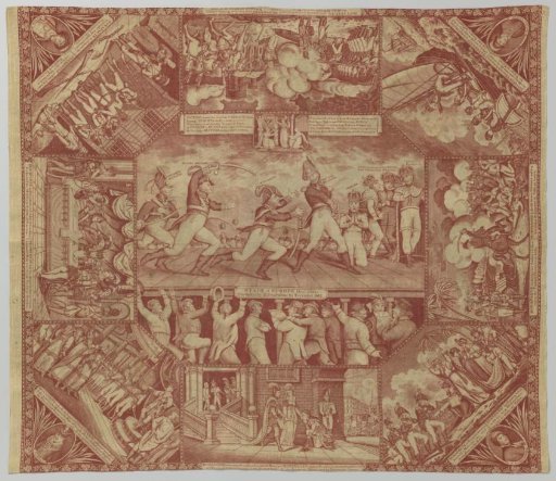 Handkerchief with Images from the Life of Napoleon