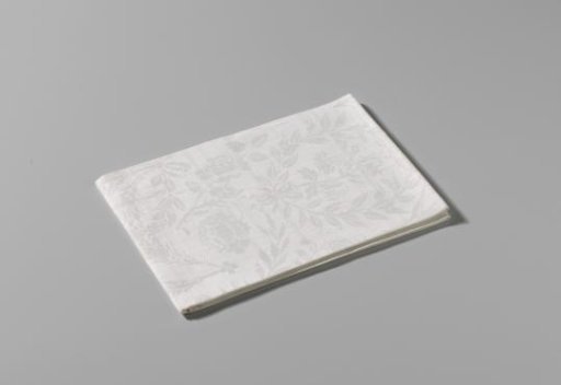 Napkin with a floral pattern