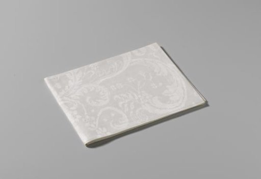 Napkin with a floral pattern