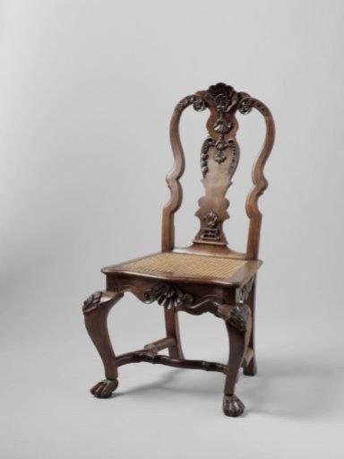 Chair of ironwood with rattan seat (set of 4 chairs)