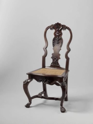 Chair of ironwood with rattan seat (set of 4 chairs)