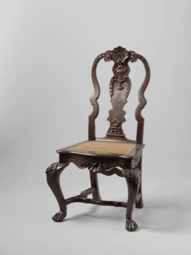 Chair of ironwood with rattan seat (set of 4 chairs)