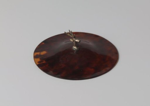 Tortoiseshell Lid with Silver Stag's Head (Series of 28 pieces, A to BB)