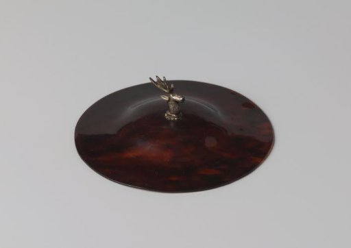 Tortoiseshell Lid with Silver Stag's Head (Series of 28 pieces, A to BB)