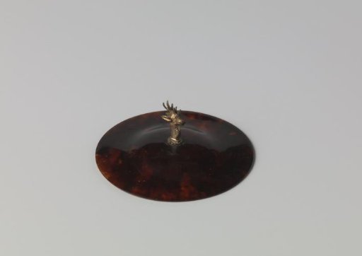 Tortoiseshell Lid with Silver Stag's Head (Series of 28 pieces, A to BB)
