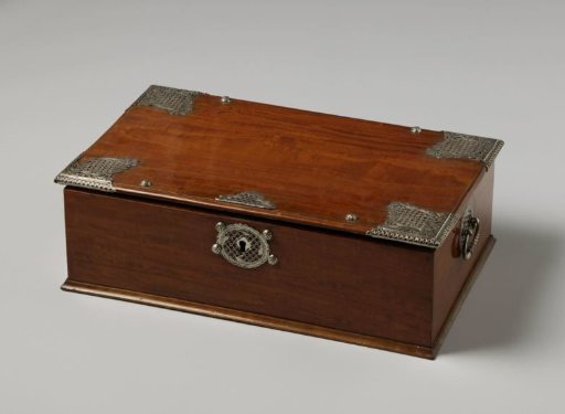 Chest with Silver Mounting and a Removable Compartment
