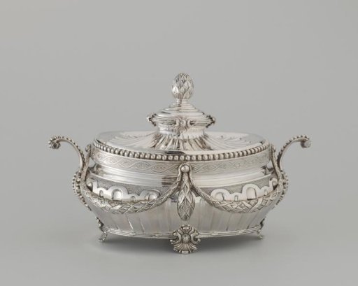 Lid of a Small Oval Terrine in the Louis XVI Style