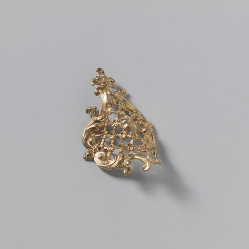 Part of a gilded silver frame