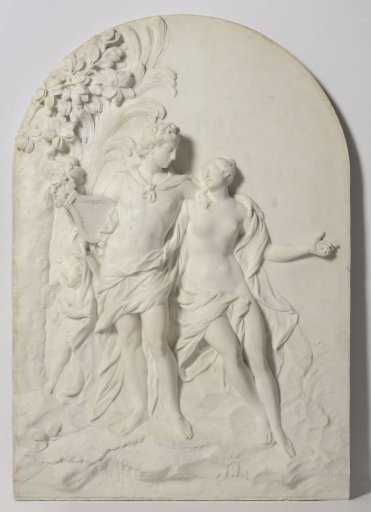 Overmantel Relief with Apollo and the Cumaean Sibyl