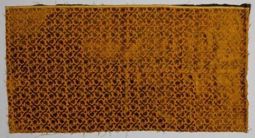 Silk runner, composed of two pieces with selvages