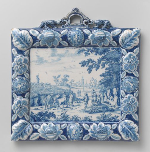 Two plates in frames