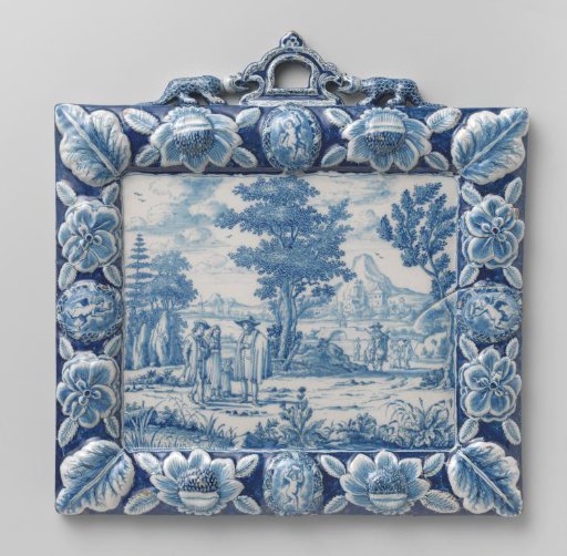 Two plates in frames