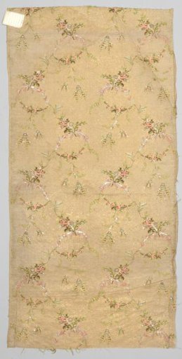 Woven brocaded silk