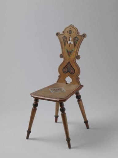 Chair with carved decoration