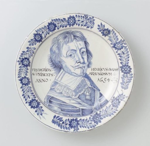 Dish with Stadtholder Frederick Henry