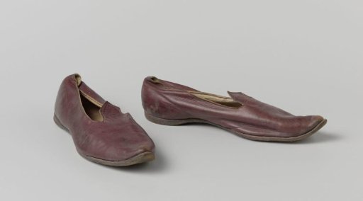 Leather shoe from a Persian masquerade costume