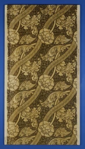 Fragment of printed velvet, pattern 'Florence'