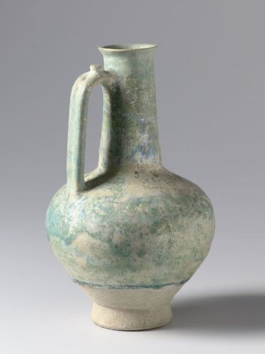 Ovoid vessel with a long neck