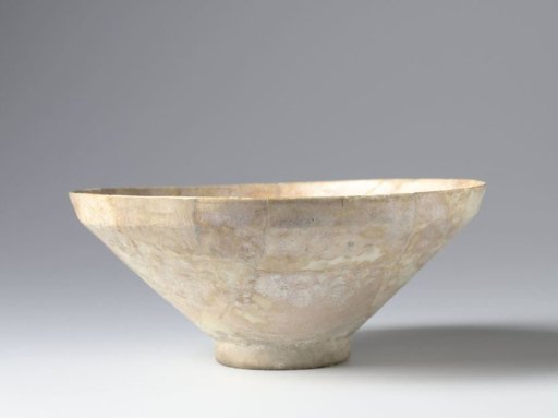 Bowl with vertical lines