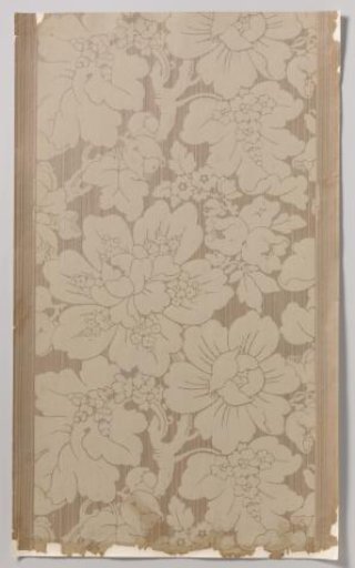 Wallpaper with a pattern of flowers