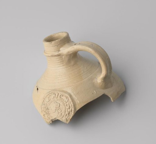 Fragment of a jug with a portrait