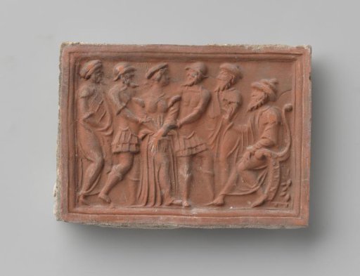 Fireplace with a Depiction of Susanna Being Led Before the Judges by the Two Elders