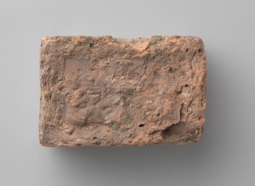Fireplace with a pastoral scene